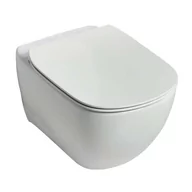 Miski WC - Ideal Standard Tesi - Toaleta ścienna z deską, AquaBlade, biała T354701 - miniaturka - grafika 1