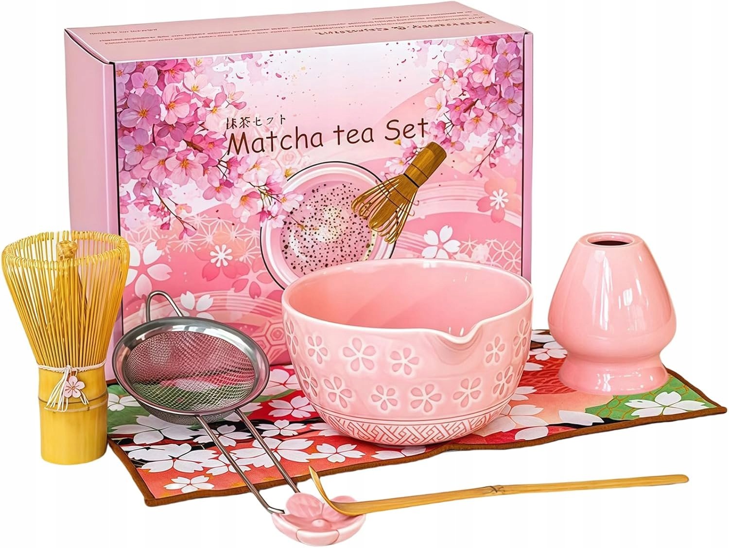 7w1 Kompletny Zestaw Do Herbaty Matcha Ceramiczny