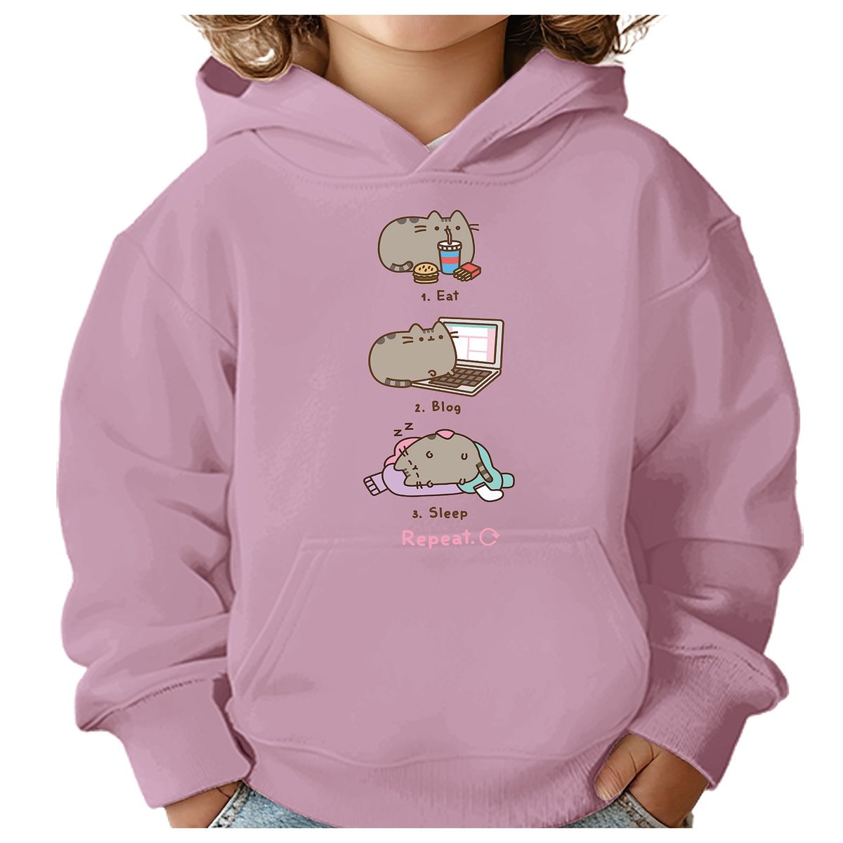 BLUZA DZIECIĘCA PUSHEEN KOT 134-140 DLA DZIEWCZYNKI CHŁOPCA PREZENT