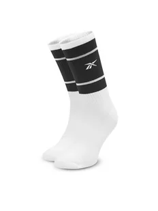 Reebok Skarpety wysokie unisex CL Basketball Sock HC1906 Biały - Skarpetki damskie - miniaturka - grafika 1