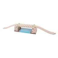 Pociągi dla dzieci - Bigjigs Toys Rail Elastyczny most nad rzeką BJT220 - miniaturka - grafika 1