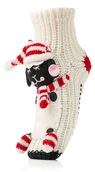 Skarpetki damskie - Świąteczne Skarpetki Damskie - Mikołajki, Święta - miniaturka - grafika 1
