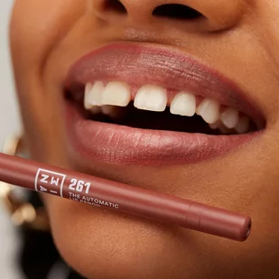 3INA Cosmetics The Automatic Lip Pencil 261, idealnie zdefiniowany kontur ust, wodoodporny, konturówka do ust, permanentna konturówka, bez parabenów, wegański, kosmetyk nietestowany na zwierzętach, 7 - Konturówki do ust - miniaturka - grafika 2