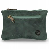 Etui na klucze - Etui na Klucze Pokrowiec Futerał na Pilota Skórzane Zielone -Parker Quality - miniaturka - grafika 1