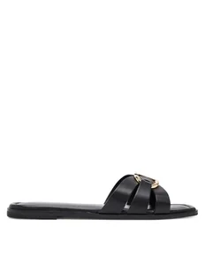 TWINSET Klapki 251TGT090 Czarny - Klapki i japonki damskie - miniaturka - grafika 1