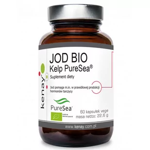 Kenay Jod Bio Kelp PureSea (60 kaps.) - Suplementy naturalne - miniaturka - grafika 1