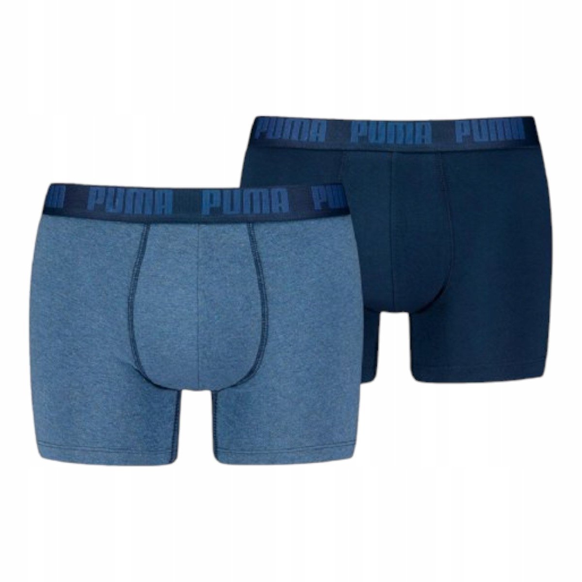 Puma Bokserki Męskie Majtki Boxer 2P Granatowe/Niebieskie R.M