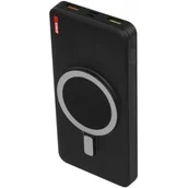 Powerbanki - Emos Powerbank WI 1022D, 10 000 mAh, 22,5 W + Wireless 1613054200 Czarna - miniaturka - grafika 1