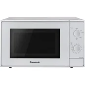 AGD OUTLET - Panasonic NN-E22JMM kuchenka mikrofalowa (20l, 800W, 5 ustawień mocy, obsługa za pomocą 2 pokręteł, szklany talerz obrotowy 255mm), srebrna - miniaturka - grafika 1