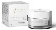 Akcesoria i kosmetyki do stylizacji brwi - Noble Lashes, Henna pudrowa do brwi, Gray Szara - miniaturka - grafika 1