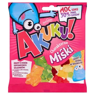 Jutrzenka Miśki żelki o obniżonej zawartości cukrów 90 g - Cukierki - miniaturka - grafika 1
