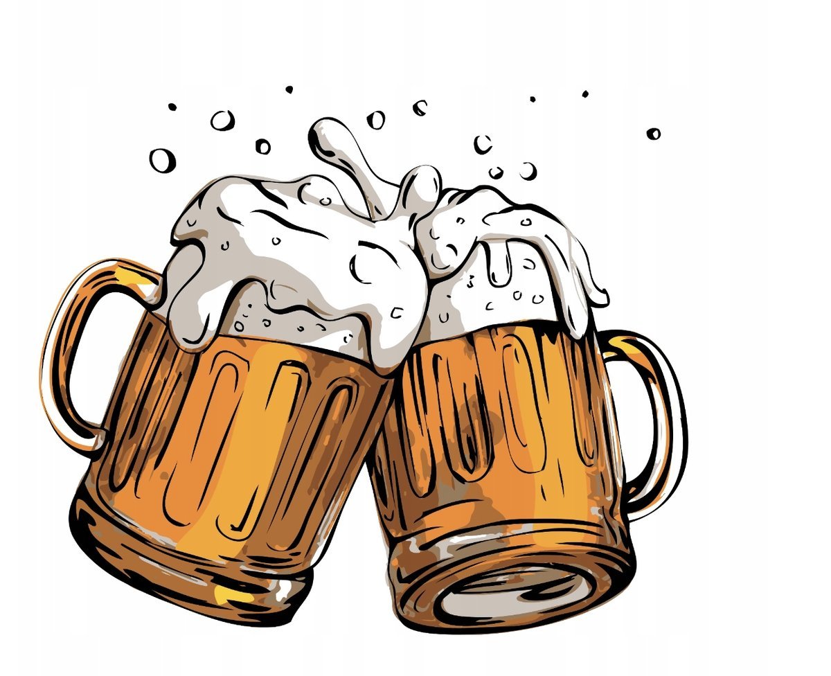 Naklejka Uv Wypukła Ozdobna DTF UV Aplikacja Piwo Beer