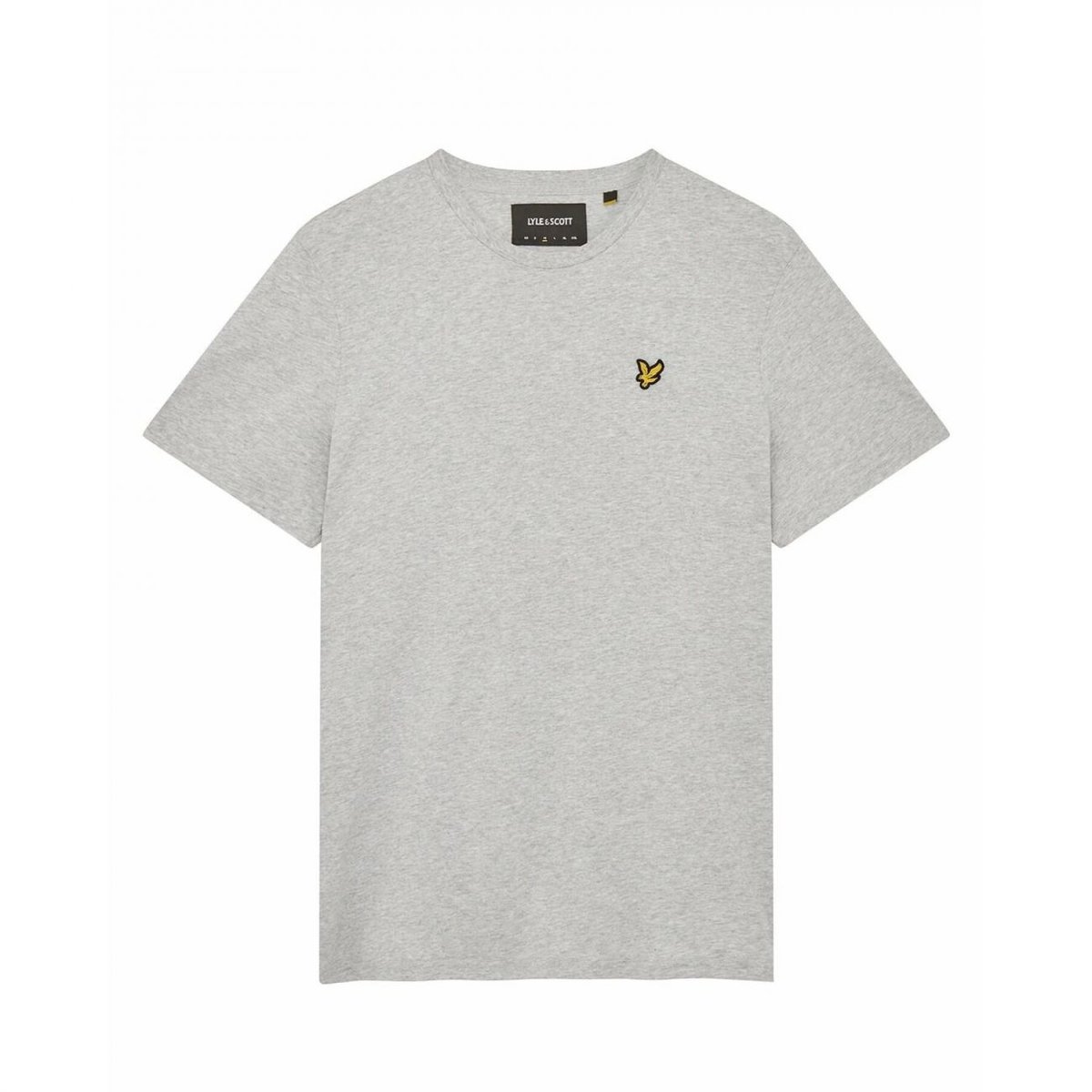 t-shirt uomo lyle and scott 1874 ts400vog plain d24 light grey marl