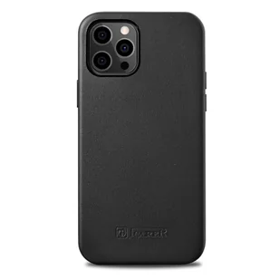 ICARER Etui Case Leather do iPhone 12 mini czarny (kompatybilne z MagSafe) - Etui i futerały do telefonów - miniaturka - grafika 1