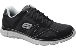 Skechers Satisfaction 58350-BKGY męskie sneakersy, czarne, rozmiar 47 1/2 - Sneakersy męskie - miniaturka - grafika 1