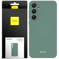 Etui i futerały do telefonów - Spacecase Etui Silicone Case Galaxy A55 5G dark green - miniaturka - grafika 1