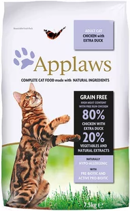 Applaws Adult z kurczakiem i kaczką - 2 x 7,5 kg Dostawa GRATIS! - Sucha karma dla kotów - miniaturka - grafika 1