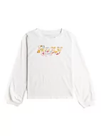 Koszulki dla dziewczynek - ROXY Modna koszulka dziewczęca biała 14-XL - miniaturka - grafika 1