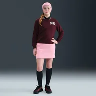 Spódnice - Spódnica zdzianiny dresowej dla dużych dzieci (dziewcząt) Nike Sportswear Club - Różowy - miniaturka - grafika 1