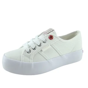 Trampki damskie CROSS JEANS LL2R4040C białe - Trampki damskie - miniaturka - grafika 1