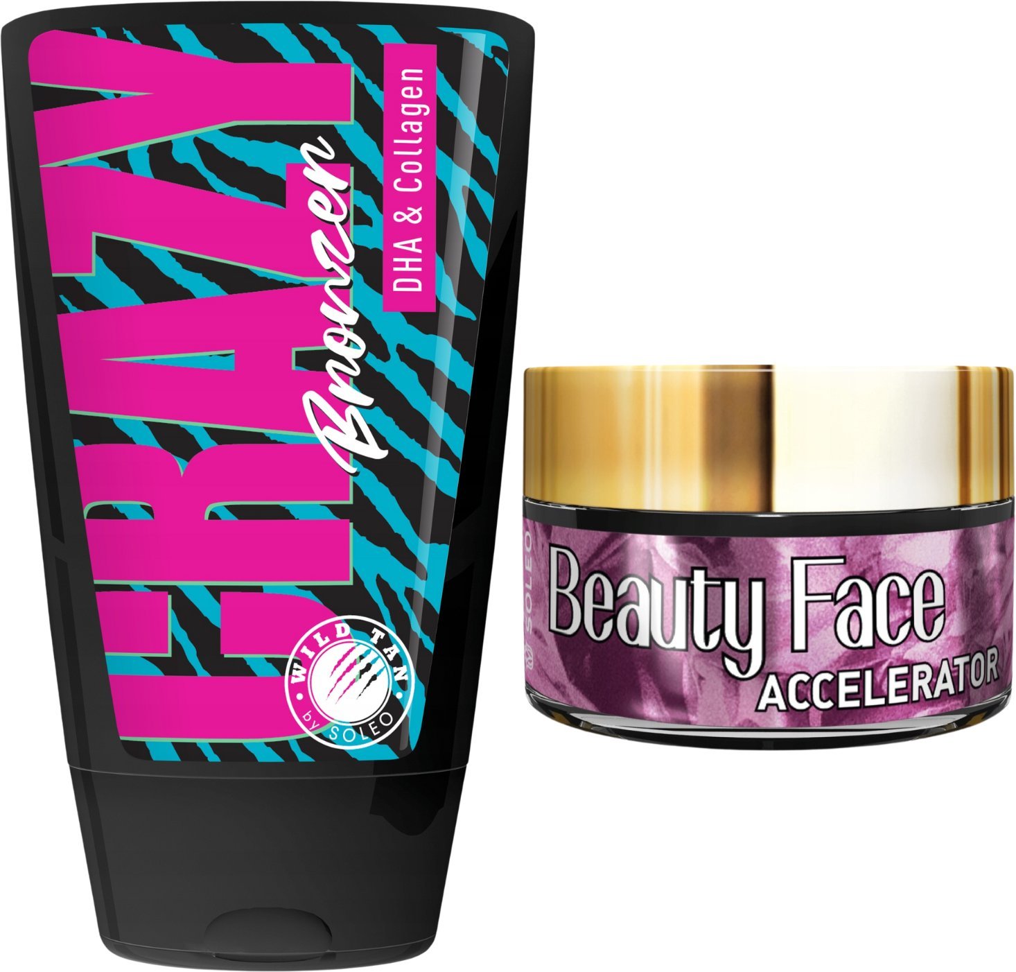 Wild Tan Crazy Bronzer Z Kolagenem + Słoiczek Beauty Face