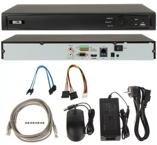Rejestrator 8 kanałowy BCS-V-NVR0802-4K LINIA VIEW na 8 kamer IP do 12MPx 2x8TB - Rejestratory do monitoringu - miniaturka - grafika 2