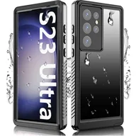 Etui i futerały do telefonów - D-Pro 360° Waterproof Case IP68 etui wodoodporne wodoszczelne do Samsung Galaxy S23 Ultra (Black) - miniaturka - grafika 1