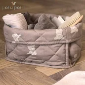 Organizery na łóżeczko - Petu Petu organizer na pieluszki duży Teddy - miniaturka - grafika 1
