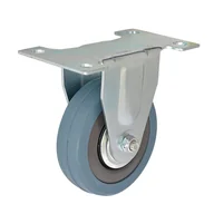 Meble modułowe i akcesoria - Zestaw jezdny z kołem stałym 75 mm/50 kg płyta Stahl - miniaturka - grafika 1