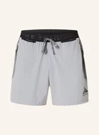 Spodenki damskie - Nike Szorty Do Biegania 2 W 1 Trail Second Sunrise grau - miniaturka - grafika 1