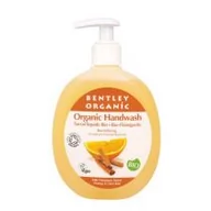 Mydła - Bentley Organic Odżywiające Mydło w Płynie z Cynamonem, Słodką Pomarańczą i Goździkami - 250ml - - miniaturka - grafika 1