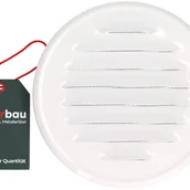 Kratki wentylacyjne - Kratka osłona wentylacyjna biała 150 mm zatrzask okrągła z siatką stalowa - KOTARBAU - miniaturka - grafika 1