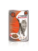 Mokra karma dla kotów - Super Benek Saszetka Fileciki w Sosie z Tuńczykiem 85G - miniaturka - grafika 1