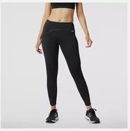 Spodnie sportowe damskie - New Balance Spodnie damskie PMV KIMBIA TIGHT WP21296BK - miniaturka - grafika 1