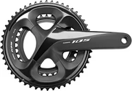 Części rowerowe - SHIMANO Mechanizm korbowy 105 FC-R7000 czarny / Długość: 175 mm / Stopniowanie: 50-34 IFCR7000EX04L - miniaturka - grafika 1