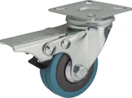 Meble modułowe i akcesoria - Zestaw jezdny z kołem obrotowym z hamulcem 50 mm/40 kg płyta Stahl - miniaturka - grafika 1