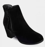 Botki damskie - Botki damskie SKECHERS TAXI DON'T TRIP wygodne czarne 39 EU - miniaturka - grafika 1