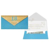 Kartki okolicznościowe i zaproszenia - Koperta podarunkowa Urodziny 18 - miniaturka - grafika 1