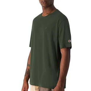 Koszulka Champion Tonal Logo Crewneck 220278-GS508 - zielona - Koszulki męskie - miniaturka - grafika 1