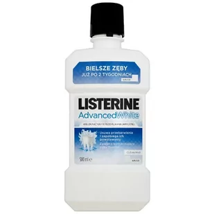 Johnson&Johnson POLAND SP. Z O.O. LISTERINE ADVANCED White Płyn do płukania jamy ustnej 500 ml 7059312 - Suplementy diety - miniaturka - grafika 1