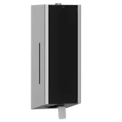 Dozowniki papieru i mydła dla firm - Dozownik do mydła w płynie 800 ml KWC Exos, stal kolor czarny - miniaturka - grafika 1