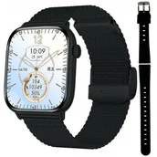 Smartwatch - Zegarek Smartwatch Damski Hagen HB34.14.144 czarny - miniaturka - grafika 1