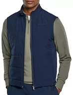 Bluzy męskie - Hackett London Męska bluza z kapturem Essential Gilet FZ, granatowa, XXL, granatowy - miniaturka - grafika 1