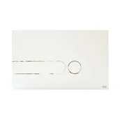 Przyciski spłukujące - Przycisk spłukujący do stelaża Iplate Biały Oli - miniaturka - grafika 1