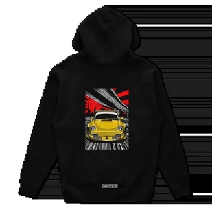 Czarna bluza z kapturem Porsche 911 Turbo Ruf CTR-M - Odzież do sportów motorowych - miniaturka - grafika 1
