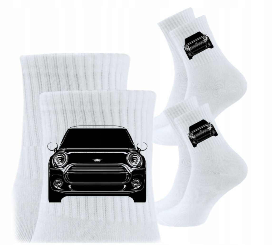 3x Skarpetki Urodziny Prezent Skarpety dla kierowcy auta MINI
