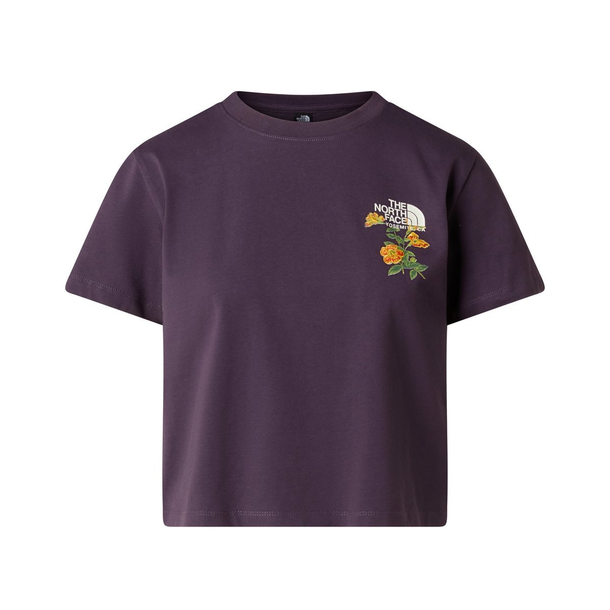 Koszulka damska The North Face FLORA EMBRO fioletowa NF0A8G9QG5O r M