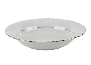 Chodzież Talerz głęboki 22cm Iwona B014 Złota Linia 52026 - Talerze - miniaturka - grafika 1