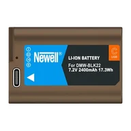 Akumulatory do aparatów dedykowane - Akumulator NEWELL 2400 mAh do Panasonic DMW-BLK22 - miniaturka - grafika 1