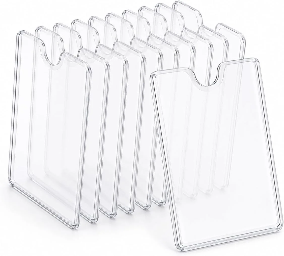 ETUI NA KARTY PLASTIKOWE PRZEZROCZYSTE 10 SZTUK OCHRONA BEZSTYKOWA KART